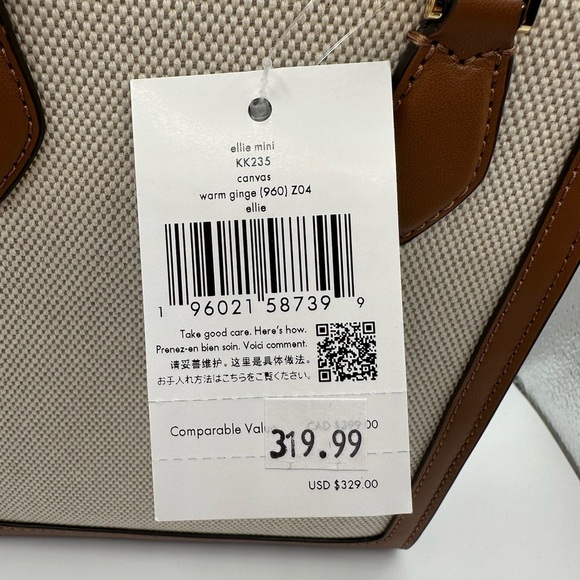 Kate Spade Ellie Mini Tote Warm Gingerbread NWT - Picture 7 of 13